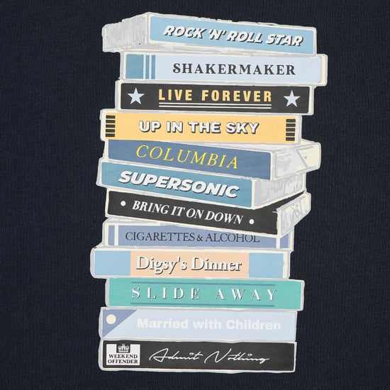 Weekend Offender Mens T Shirts Cassetes Graphic Summer Top Short Sleeve T-Shirt - Image 4