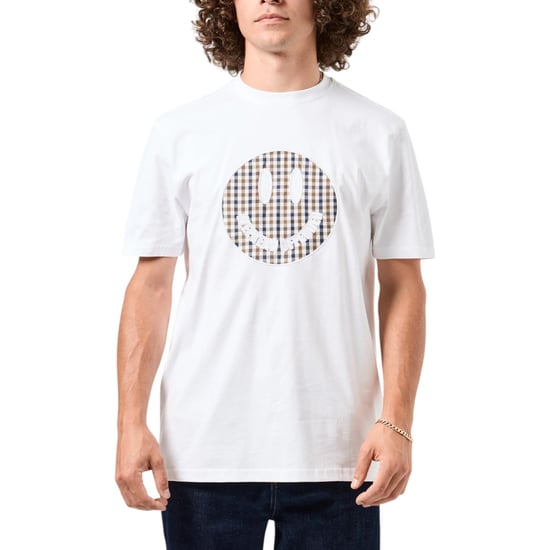 Weekend Offender Mens T Shirts Tambay Smiley Crew Neck Short Sleeve Cotton Tops - Image 1