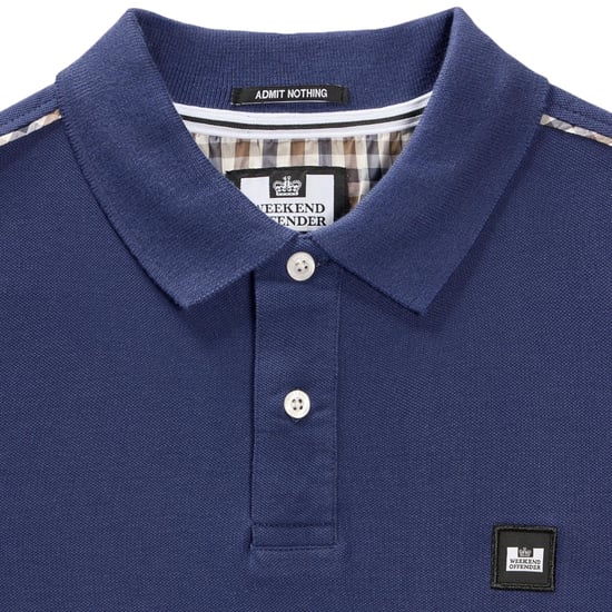 Weekend Offender Mens Sakai Polo Shirts Mid House Check Casual Golf Polo Tee Top - Image 4