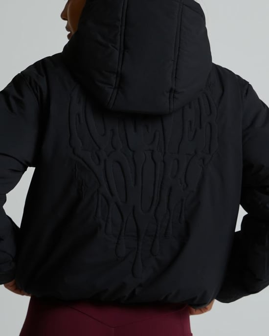 Womens Cora Graphic Puffer Jacket - Image 3