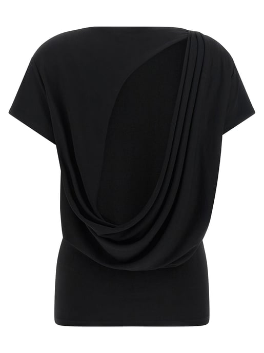 Jacquemus Zwarte Viscose T-Shirt - Image 2
