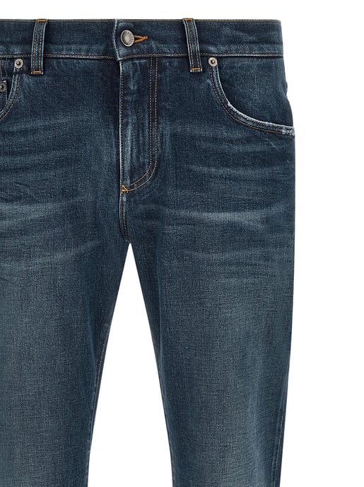 Dolce & Gabbana Blå Bomullsjeans Denim - Image 3