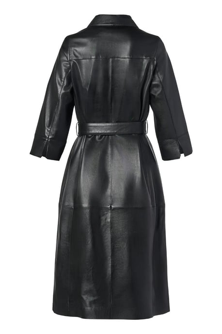Harper Leren Jurk Zwart - Image 5