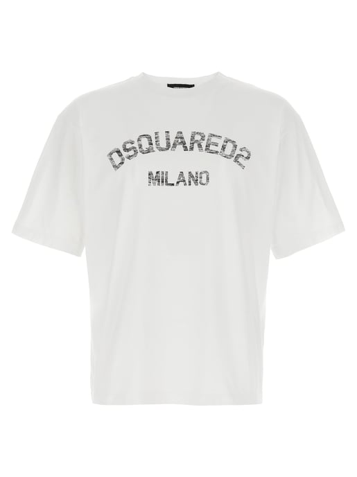 Dsquared² Witte Katoenen T-Shirt - Image 1