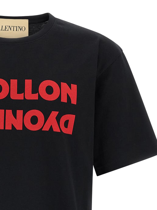 Valentino Garavani Svart Bomull T-shirt - Image 3