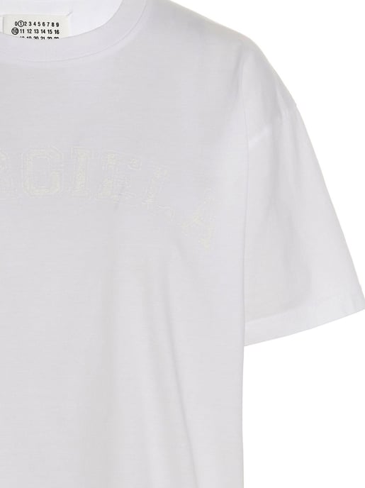 Maison Margiela Witte Katoenen T-shirt - Image 3