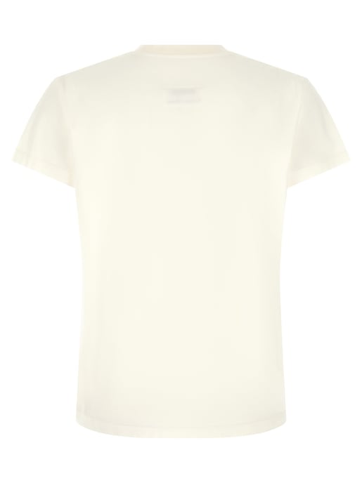 MM6 Maison Margiela White Cotton T-Shirt - Image 2