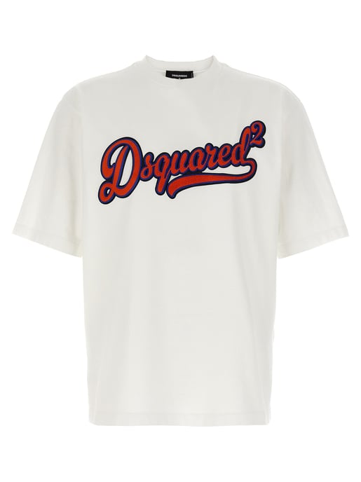Dsquared² Vit Bomull T-shirt - Image 1
