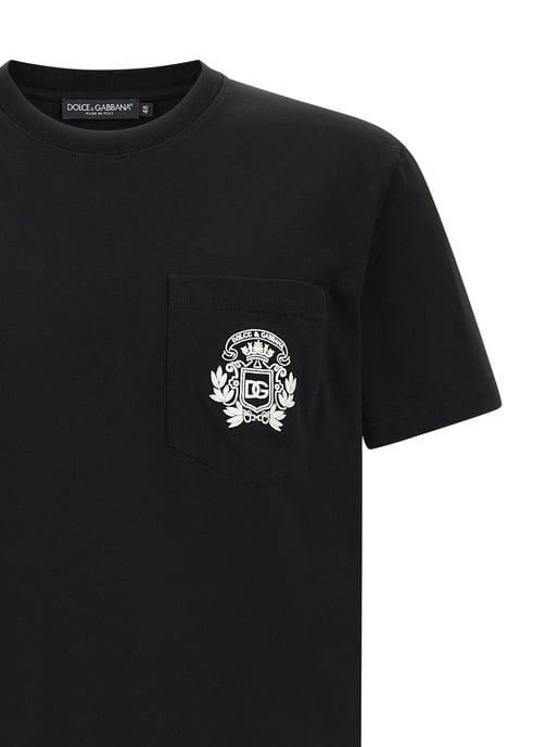 Dolce & Gabbana Svart Bomullströja - Image 3