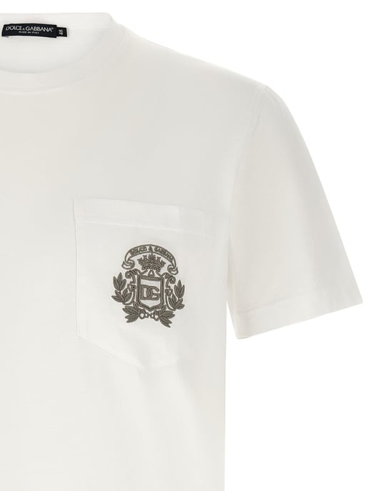 Dolce & Gabbana Witte Katoenen T-Shirt - Image 3
