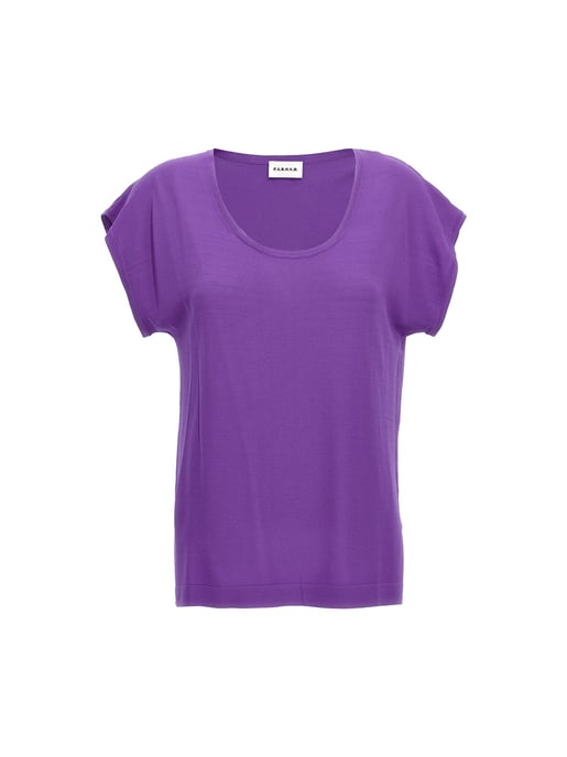 P.A.R.O.S.H. Lila Viskos T-shirt - Image 1