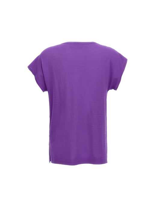 P.A.R.O.S.H. Lila Viskos T-shirt - Image 2