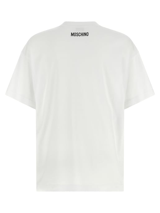 Moschino Witte Katoenen T-Shirt - Image 2