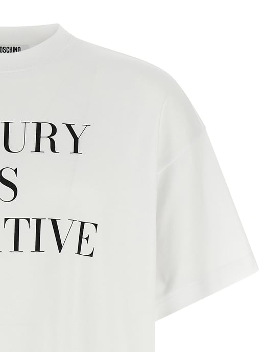 Moschino Witte Katoenen T-Shirt - Image 3
