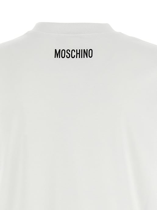 Moschino Witte Katoenen T-Shirt - Image 4