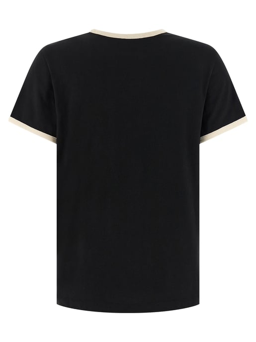 Moncler Black Cotton T-Shirt - Image 2