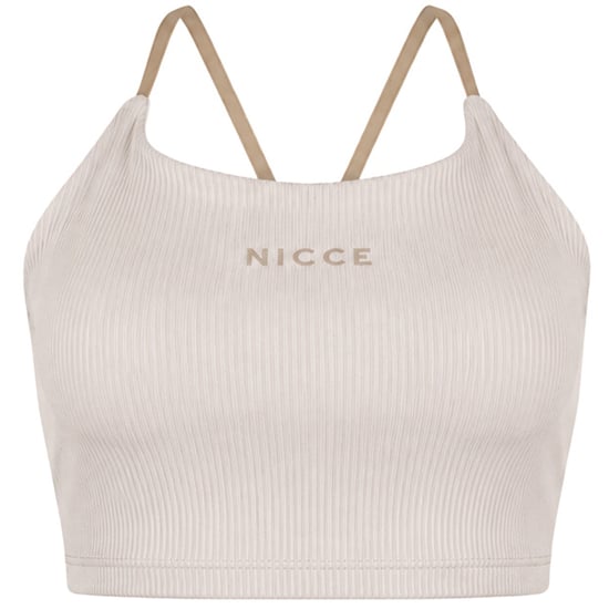 Nicce Arla T Womens Beige Sports Bra - Image 1