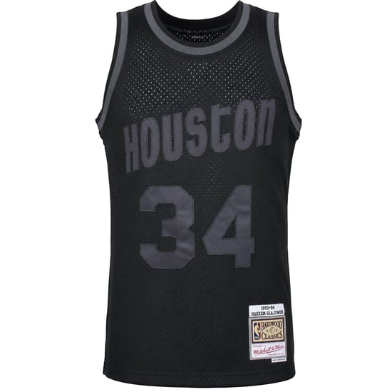 Mitchell & Ness NBA Houston Rockets Hakeem Olajuwon Mens Black Vest - Image 1