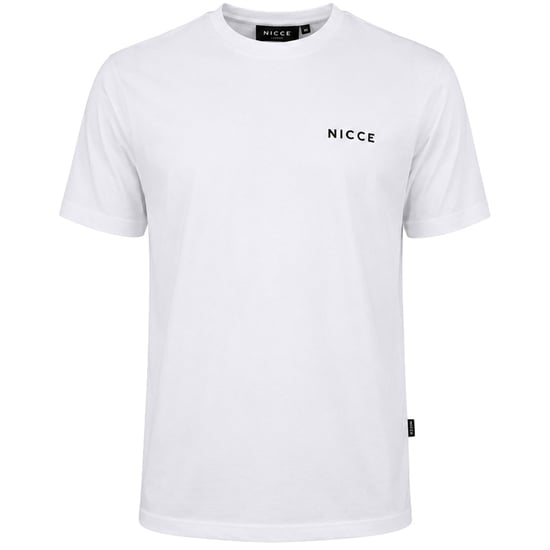 Nicce Chest Logo Mens White T-Shirt - Image 1