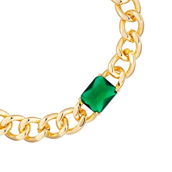 Lulu Jane Women's Brass Link Bracelet - Image 3