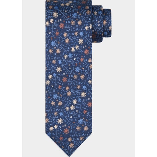 Profuomo Stropdas tie silk woven navy ppwa30052/a - Image 1