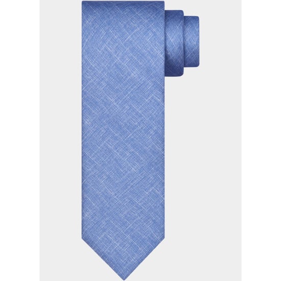 Profuomo Stropdas tie silk print navy ppwa10039/f - Image 1