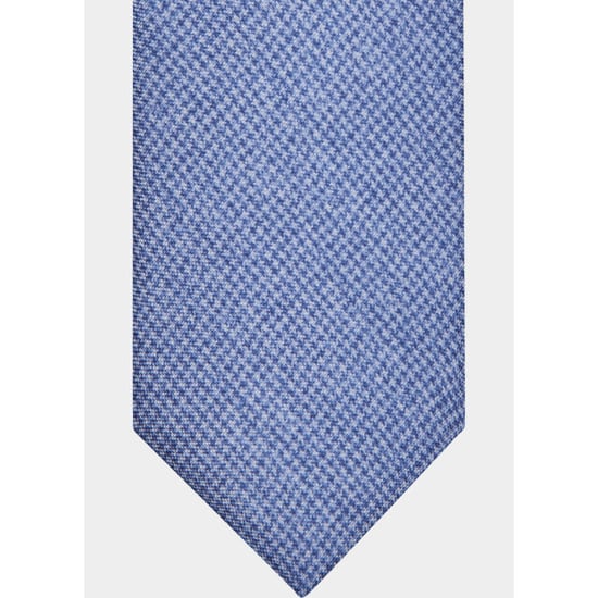 Profuomo Stropdas tie silk print light blue ppwa30020/b - Image 2