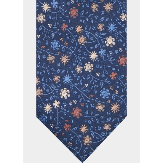 Profuomo Stropdas tie silk woven navy ppwa30052/a - Image 2