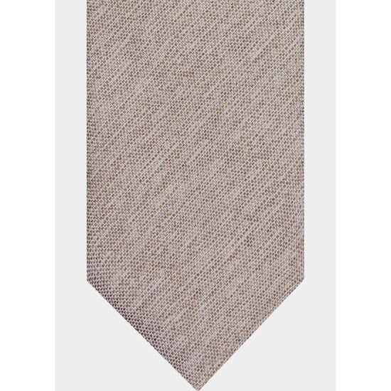 Profuomo Stropdas tie silk woven brown ppwa30008/b - Image 2