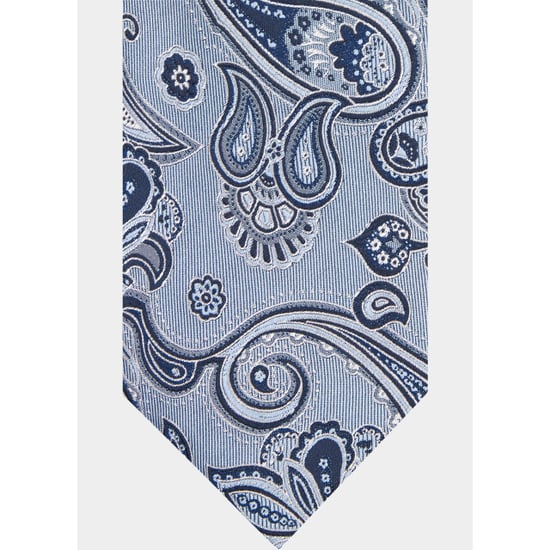 Profuomo Stropdas tie silk woven blue ppwa30046/b - Image 2