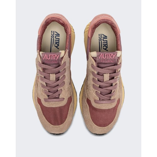 Autry Dames reelwind low sneakers suède met netdetail - Image 3