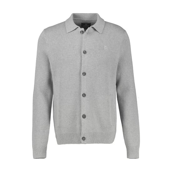 Lerros Heren polo 2685544 259 platinum grey melange - Image 1