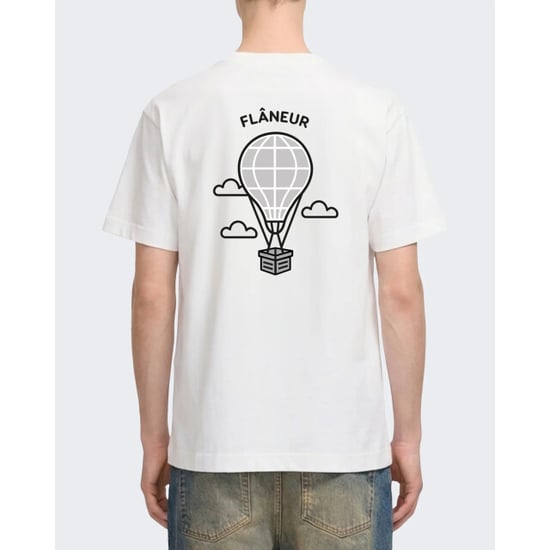 Flaneur Homme Heren oversized balloon t-shirt met korte mouw - Image 1