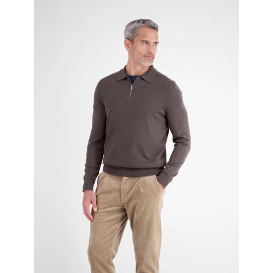 Lerros Heren trui 2685242 787 timber brown - Image 1