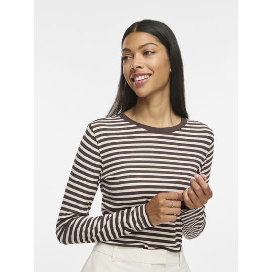 Vila Viavera gestreepte longsleeve top - Image 1