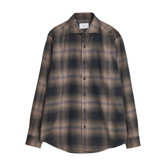 Eton Plaid check flannel lange mouw overhemden 100015755 - Image 1