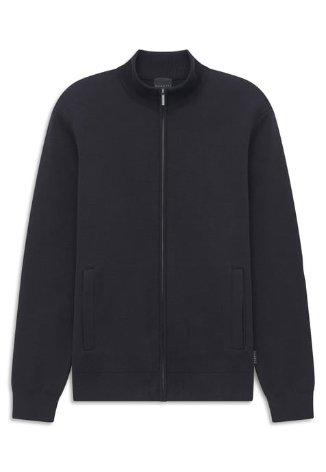 Bugatti Herren Gebreid vest met opstaande kraag en ritssluiting - Image 1