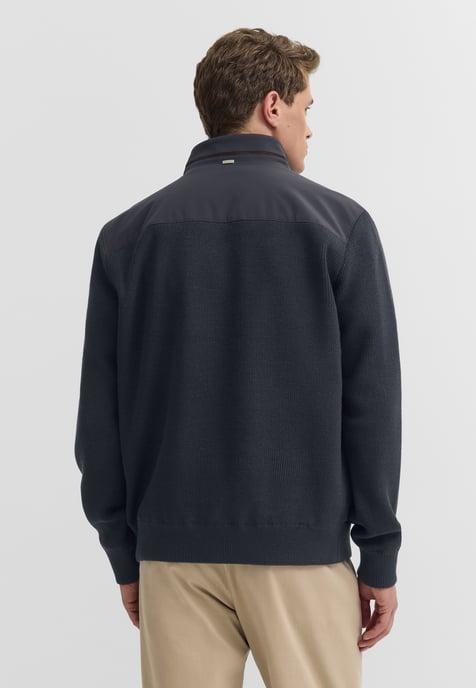 Bugatti Herren Gebreid vest Hybrid met opstaande kraag - Image 2