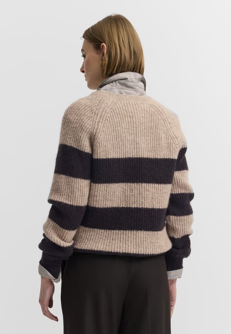 Bugatti Damen Trui met ronde hals, wolmix met alpaca - Image 2