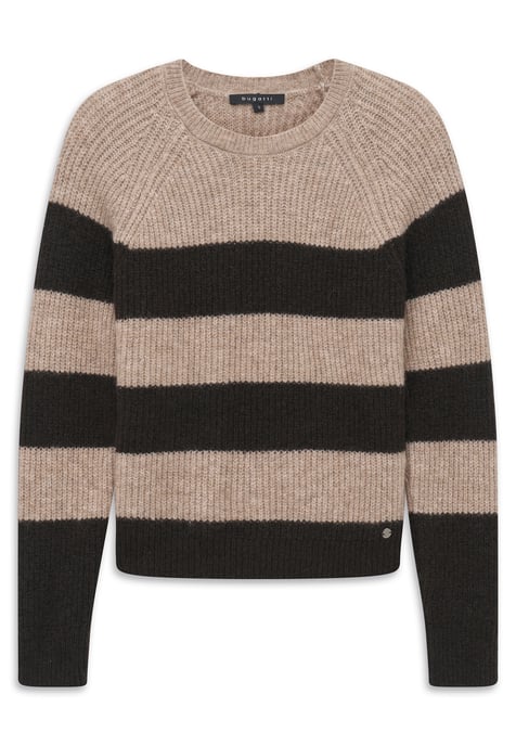 Bugatti Damen Trui met ronde hals, wolmix met alpaca - Image 4