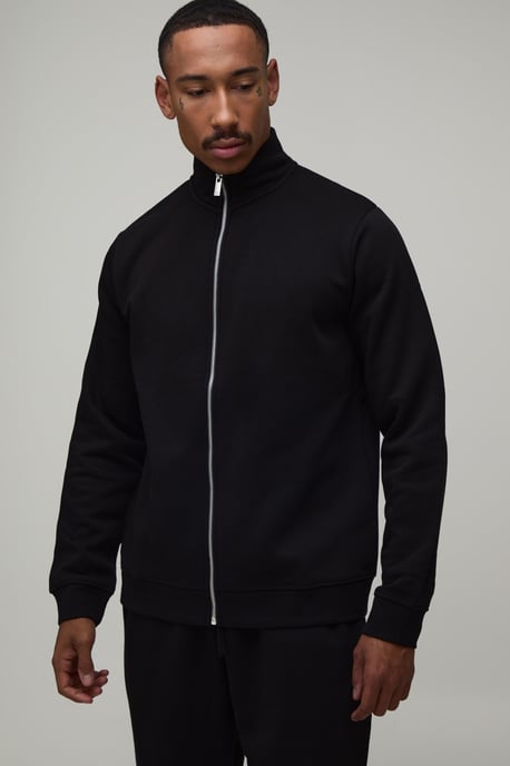 Regular Funnel Zip Through Sweatshirt and Straight Leg jogger - Image 3