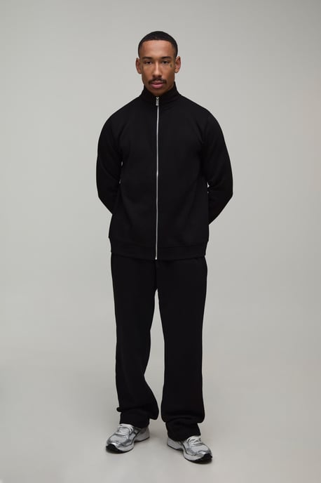 Regular Funnel Zip Through Sweatshirt and Straight Leg jogger - Image 4
