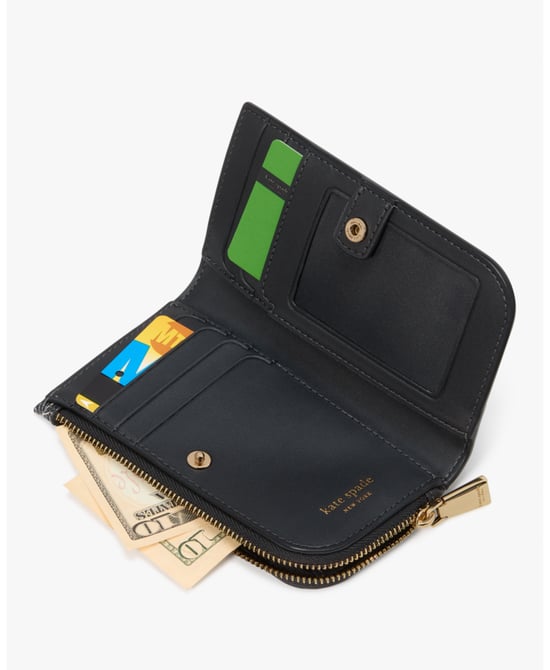 Spade Flower Small Slim Bifold Wallet - Image 5