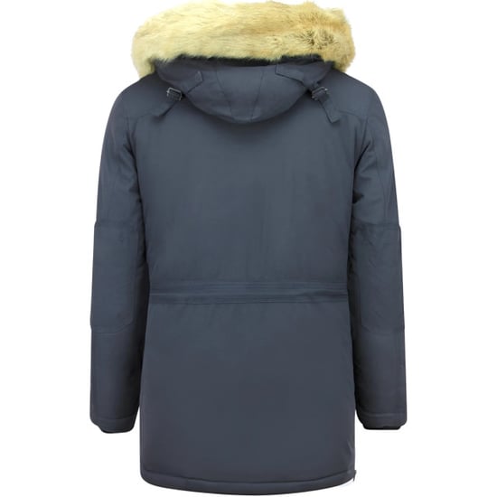 Enos Lange parka jas met faux bontkraag - Image 6