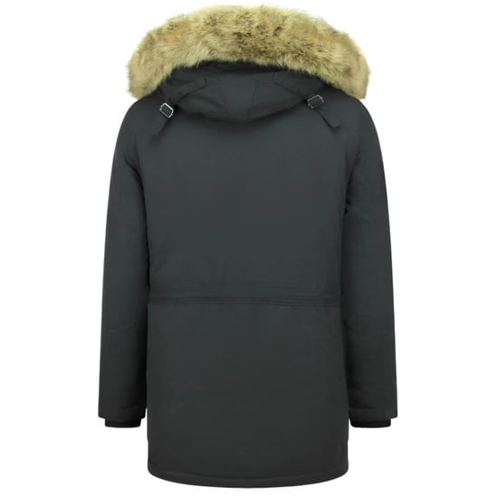 Enos Lange parka jas met bontkraag - Image 4