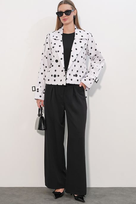 Short Belted Trench Coat - Image 2