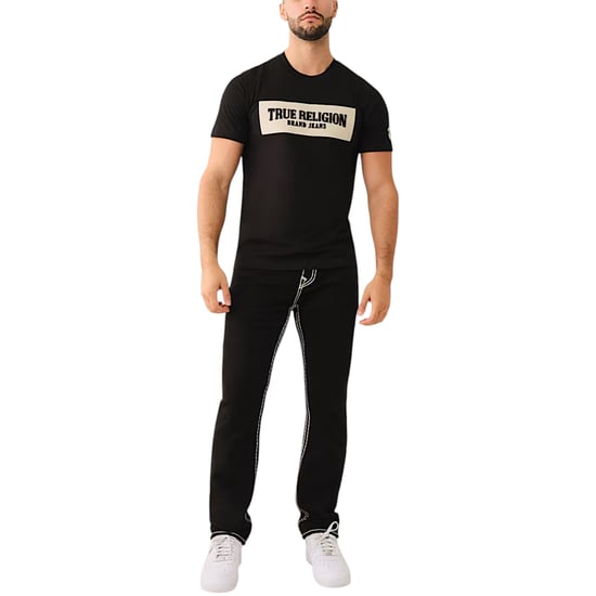 True Religion 700165 Mens T Shirts Crew Neck Short Sleeve Summer Soft Cotton Tee - Image 3