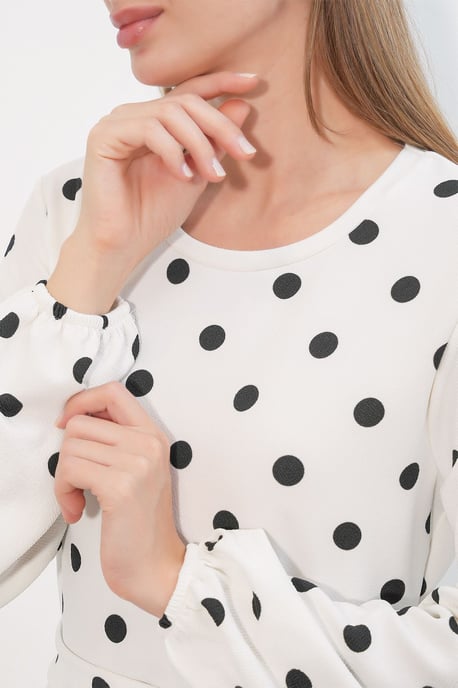 Floral Maxi Knit Dress With Bow Detail - Image 5