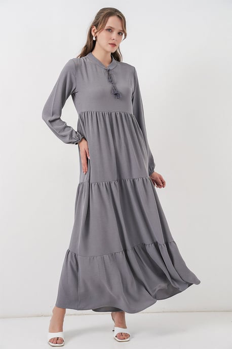 Maxi Dress with Bow Detail - Image 1