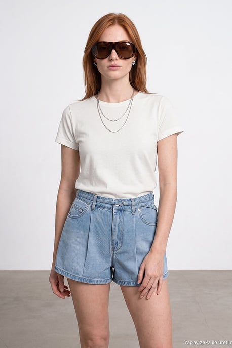 Women's Crew Neck Short Sleeve T-Shirt - Image 3